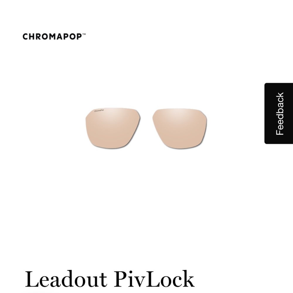 Smith Leadout Pivlock Replacement Lenses